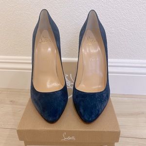 💯 authentic brand new navy blue Louboutins